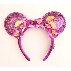 NEW Disney Parks Epcot Ear Headband Violet Lemonade Flower& Garden Festival 2019